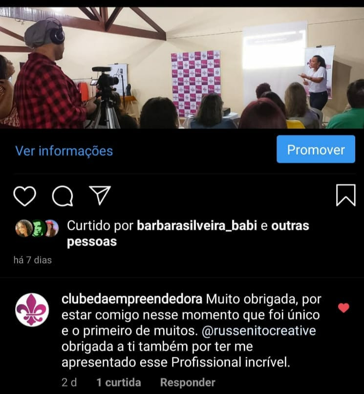 Feedback que ficamos felizes demais em receber!!!